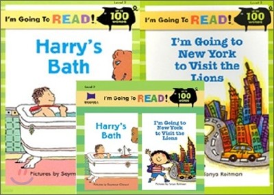 [I'm Going to READ!] Level 2 : Harry's Bath / I'm Going to New york to Visit the Lions (Book & CD)