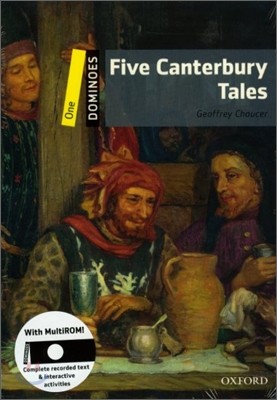 Dominoes 1 : Five Canterbury Tales (Book & CD)