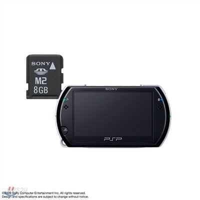 [PSP go] PSP go 본체(색상선택)+SONY M2 8GB 메모리스틱 마이크로 메모리 패키지