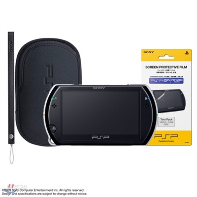 [PSP go] PSP go 본체(색상선택)+SONY 파우치+스트랩 패키지