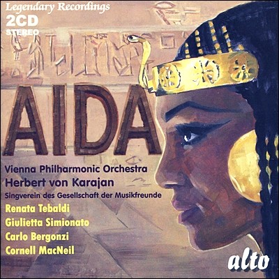 Renata Tebaldi / Herbert von Karajan  : ̴ - ī (Verdi : Aida)