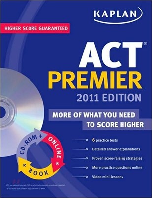 Kaplan ACT 2011 Premier with CD-ROM