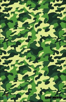 Camo Journal: Dark Forest Camouflage, 108 Pages