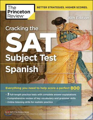 Cracking the SAT Spanish Subject Test, 16/E