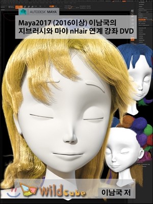 Maya2017(2016이상) 이남국의 지브러시와 마야 nHair 연계 강좌 DVD