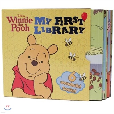 [스크래치 특가]Disney Winnie the Pooh : My First Library (6 wonderful books)