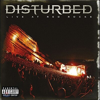 Disturbed — Live at Red Rocks (2016년 콜로라도 레드 락스 라이브) 앨범 커버