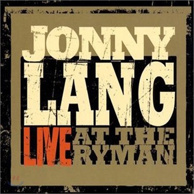 Jonny Lang - Live At The Ryman