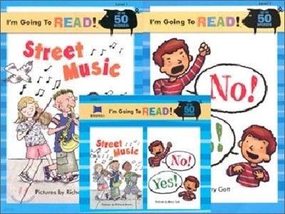 [I'm Going to READ!] Level 1 : Street Music / No! Yes! (Book & CD)