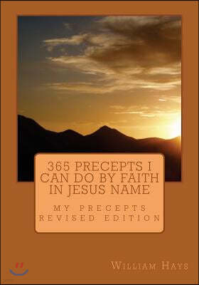 365 precepts I can do by faith in JESUS NAME: My Precepts