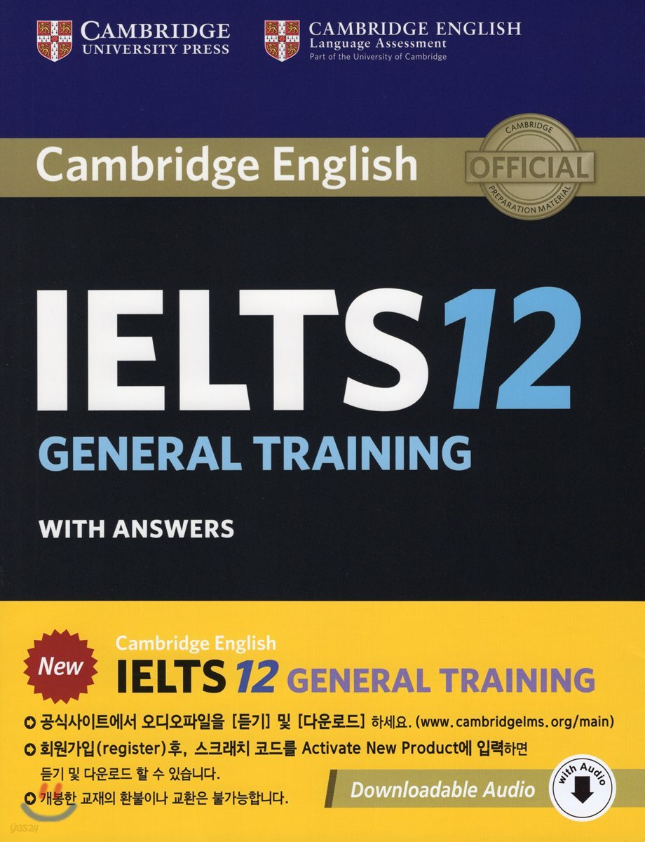 Cambridge IELTS 12 : General Training Student&#39;s Book with Answers