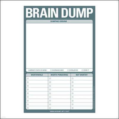 Brain Dump Pad