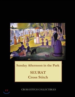 Sunday Afternoon in the Park: Seurat cross stitch