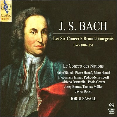Jordi Savall : θũ ְ  (Bach: Brandenburg Concertos Nos. 1-6 BWV1046-1051)  
