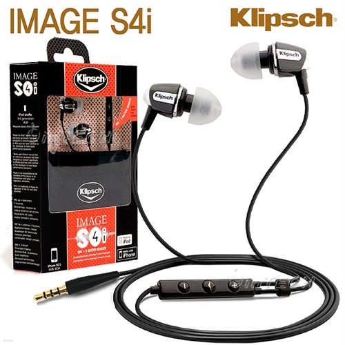 [Klipsch] 클립쉬 정품 아이폰용 커널형 이어폰 시스템 IMAGE S4i