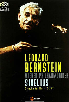 Leonard Bernstein ú콺:  1, 2, 5, 7 (Sibelius: Symphonies Op.39, Op.43, Op.82, Op.105) 