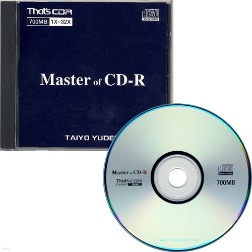 다이요유덴 That's 700MB Master of CD-R  1X - 32X