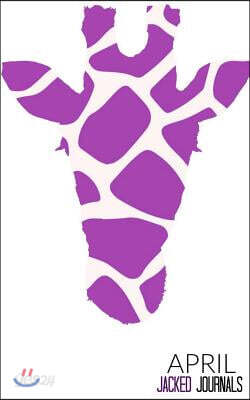 Jacked Journals: Giraffe Print - April Limited Edition 2017 (Journal/Notebook/Diary) (Purple)