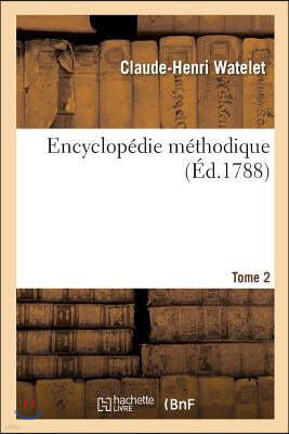 Encyclopédie Méthodique Beaux-Arts T02