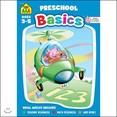 School Zone Preschool Basics 96-Page Workbook
