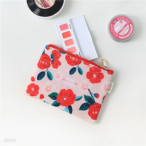 위드앨리스&림 솜솜 파우치 S Camellia
