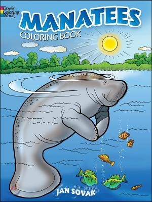 Manatees Coloring Book