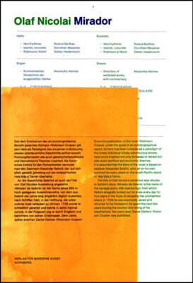 Olaf Nicolai: Mirador