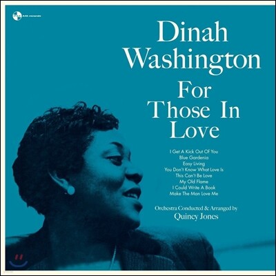 Dinah Washington — For Those In Love 앨범 커버