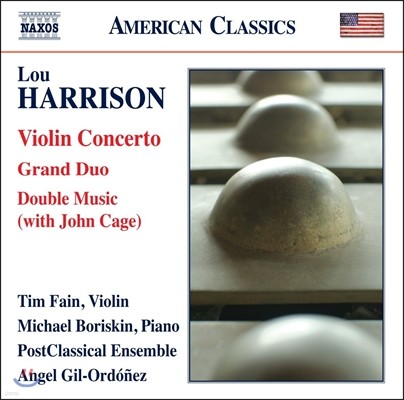Tim Fain / Michael Boriskin  ظ: ̿ø ְ, ׶ ,   (Lou Harrison: Violin Concerto, Grand Duo, Double Music with John Cage)  , Ŭ Ų