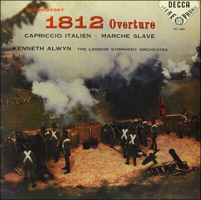 Kenneth Alwyn 차이코프스키: 1812 서곡, 이탈리아 카프리치오, 슬라브 행진곡 - 케네스 알윈 (Tchaikovsky: 1812 Overture, Capriccio Italien, Marche Slave) [LP]