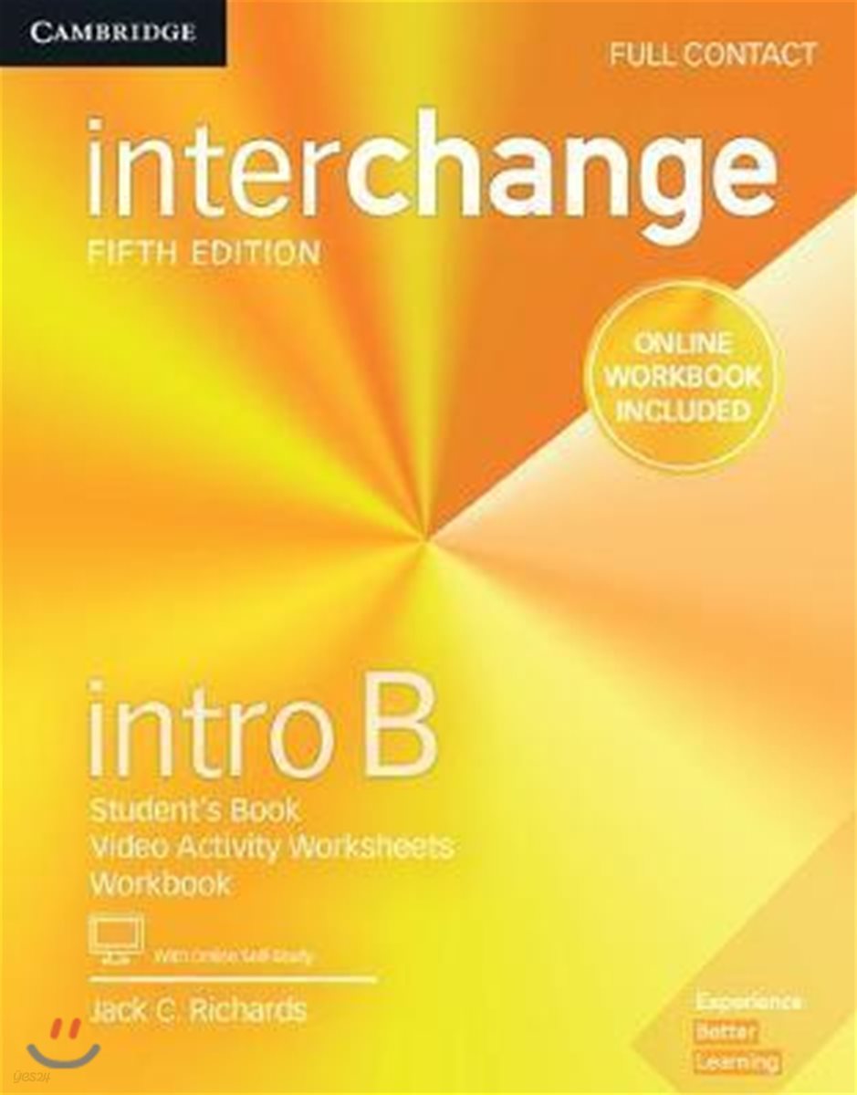 Interchange Intro B Full Contact with Online Self-Study and Online Workbook