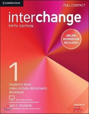 Interchange Level 1 Full Contact with Online Self-Study and Online Workbook