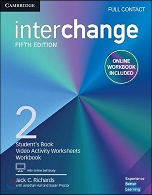 Interchange Level 2 Full Contact with Online Self-Study and Online Workbook