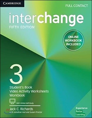 Interchange Level 3 Full Contact with Online Self-Study and Online Workbook [With eBook]