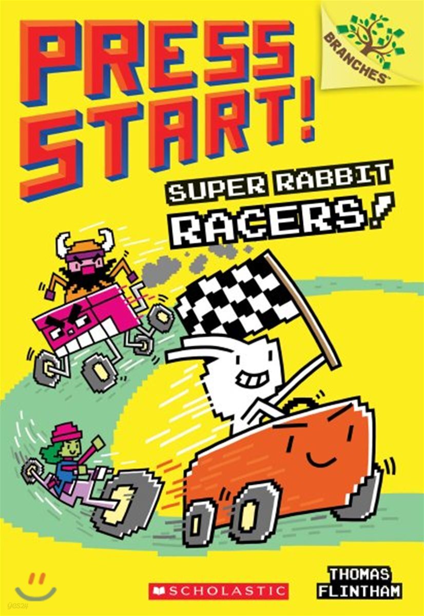 Press Start! #3 : Super Rabbit Racers! (A Branches Book)