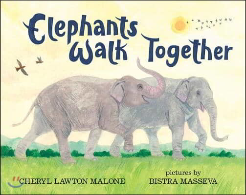 Elephants Walk Together