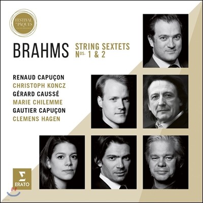 Renaud & Gautier Capucon :  6 1, 2 (Brahms: String Sextets Op.18, Op.36)  & Ƽ īǶ 