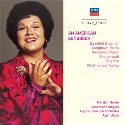 Marilyn Horne / Carl Davis 마릴린 혼 - 아메리카 송 북 (An American Songbook - Beautiful Dreamer, Camptown Races, The Lord's Prayer, Billy Boy, Old American Songs)