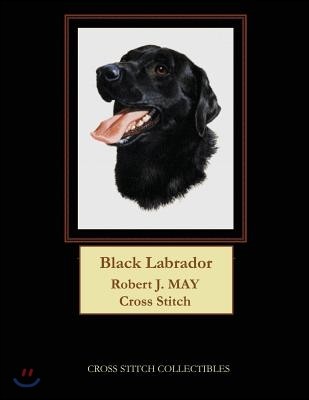 Black Labrador: Robt. J. May cross stitch pattern
