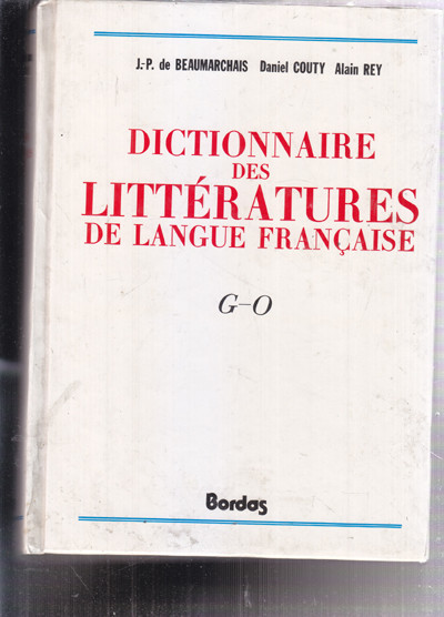 Dictionnaire des Litteratures de Langue Francaise (프랑스문학사전)1~3 전3권 큰책이며 양장본임