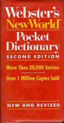 Webster's New World Pocket Dictionary (second edition)