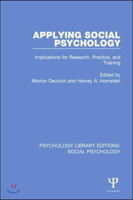 Applying Social Psychology