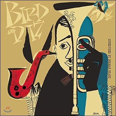 Charlie Parker,Dizzy Gillespie,Thelonious Monk,Buddy Rich,Curley Russell — Charlie Parker & Dizzy Gillespie (찰리 파커, 디지 길레스피) - Bird & Diz 앨범 커버