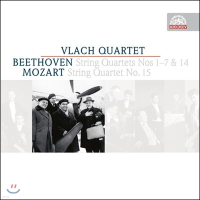 Vlach Quartet 베토벤: 현악 사중주 1번-7번, 14번 Op.131 / 모차르트: 사중주 15번 K.421 - 블라흐 콰르텟 (Beethoven / Mozart: String Quartets)