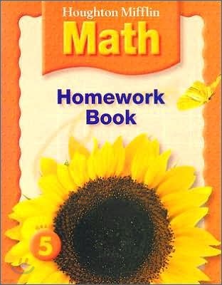 Houghton Mifflin Math Homework Book Grade 5