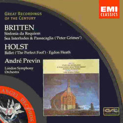 Britten & Holst : Orchestral Works : Previn