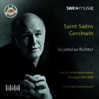 리히터 1993년 실황 - 거쉰: 피아노 협주곡 & 생상스: 피아노 협주곡 5번 '이집트' (Svjatoslav Richter Concert 1993 - Gershwin: Piano Concerto In F Major & Saint-Saens: Piano Concerto No.5 'Egyptian')(CD) 