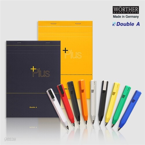 드로잉 세트_우더(리필6입)+더블에이 노트패드A4