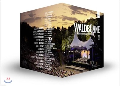 Berliner Philharmoniker Ʈ߳ ܼƮ 20 DVD ڽ Ʈ -  ϸ ɽƮ (Waldbuhne - 20 Concerts between 1992 and 2016)