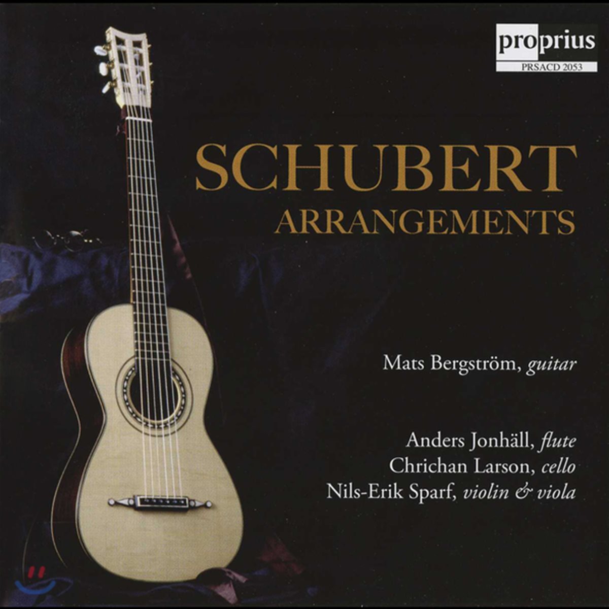 Mats Bergstrom 슈베르트: 아르페지오네 소나타 [기타 연주반] (Schubert: Arrangements)